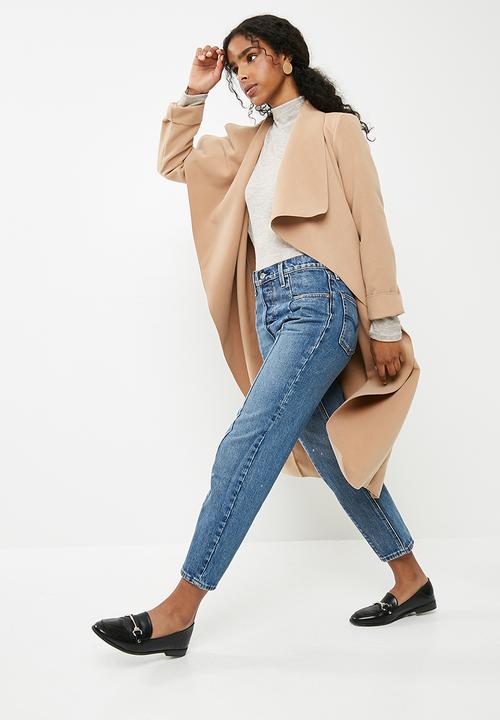 dailyfriday - Slouchy turtleneck top - cream 