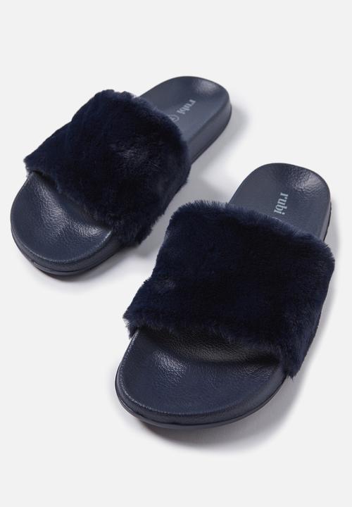 Cotton On - Wild slide - navy