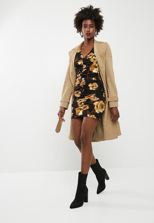 dailyfriday - Structured long sleeve bodycon - multi