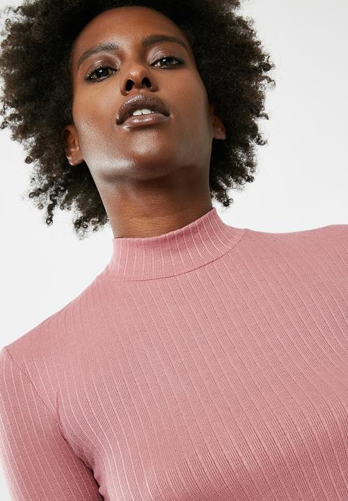 dailyfriday - Turtleneck top - pink