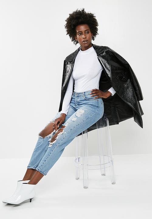 dailyfriday - Turtleneck tops 2 pack - navy & white