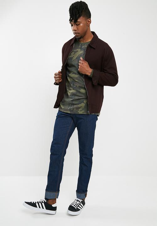 Cotton On - Waffle long sleeve tee - green