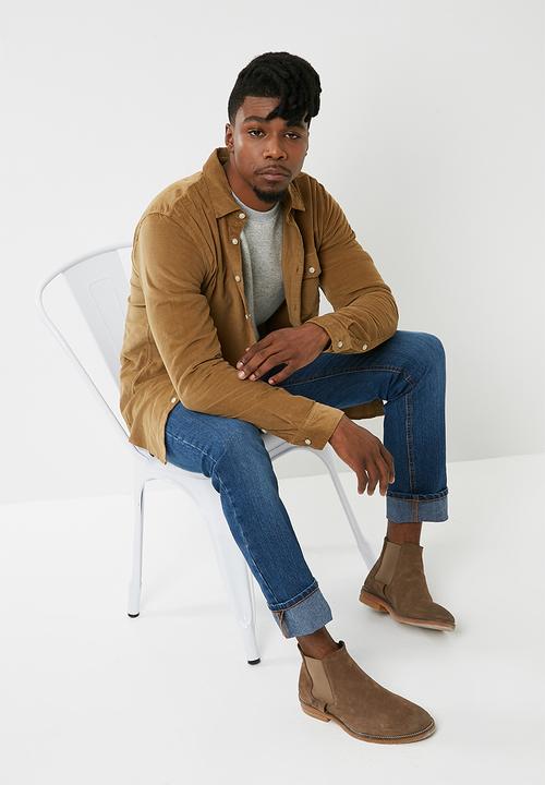 Cotton On - 91 Corduroy shirt - tan