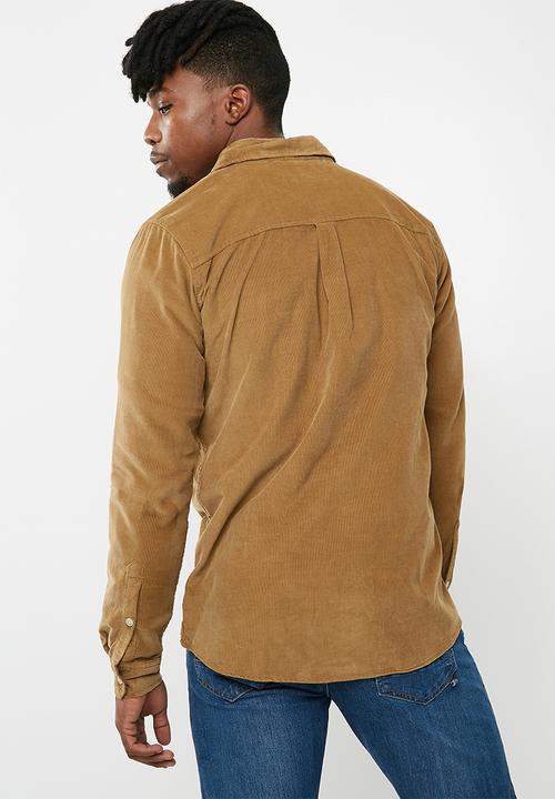 Cotton On - 91 Corduroy shirt - tan