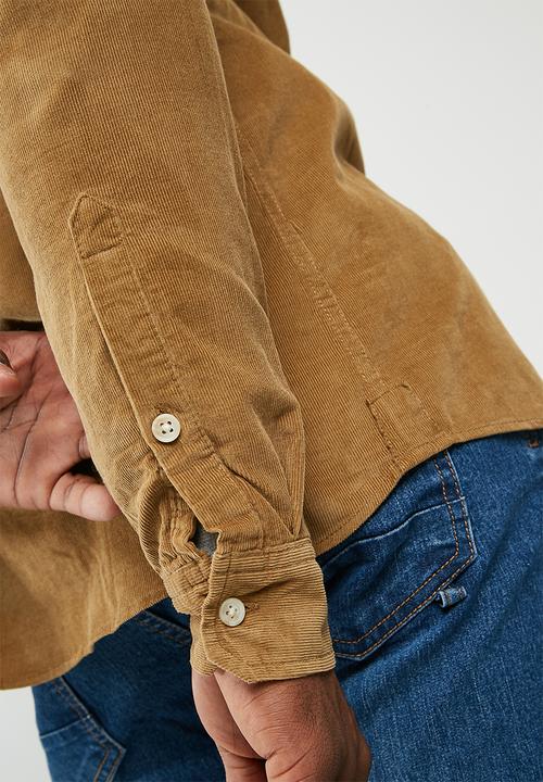 Cotton On - 91 Corduroy shirt - tan