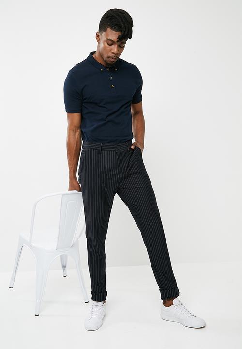 Superbalist - Pique slim fit polo - navy 