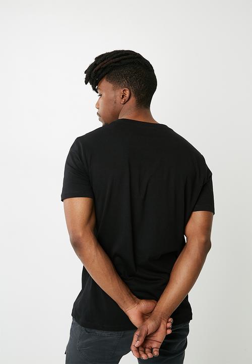 Superbalist - Vee neck tee - black 