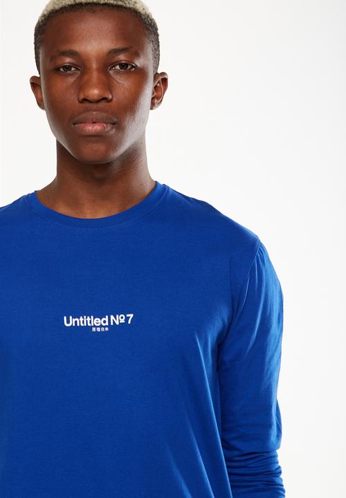 Cotton On - Tbar long sleeve - blue