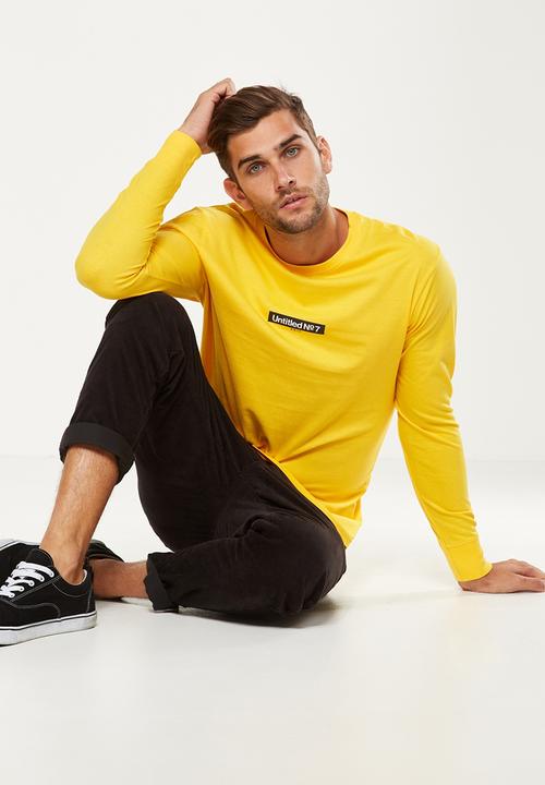 Cotton On - Tbar long sleeve - yellow