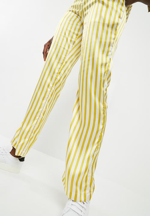 Pieces - Jessica pants - yellow & white