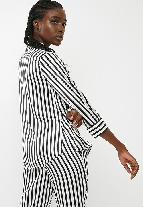 Pieces - Jessica shirt - black & white