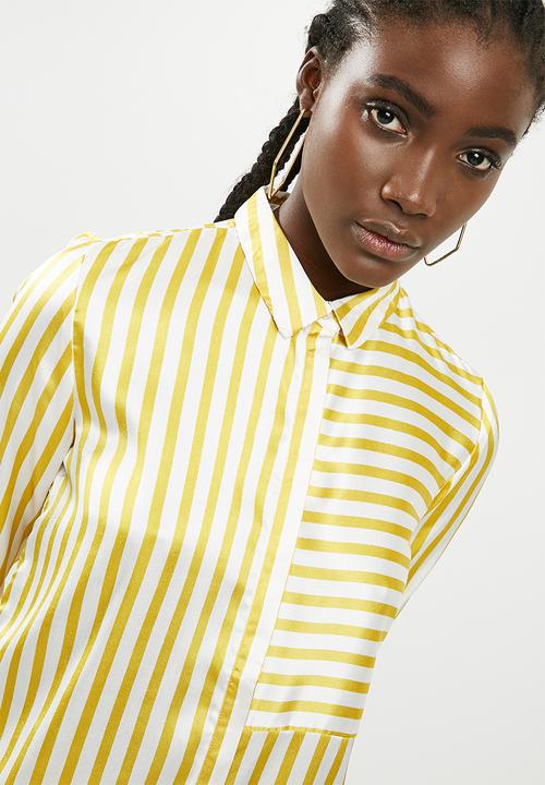 Pieces - Jessica shirt - yellow & white