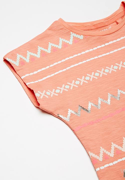 Name It - Arjola cap sleeve top - peach