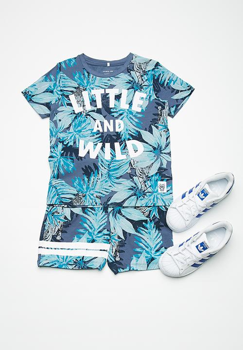 Name It - Jungle top - blue 