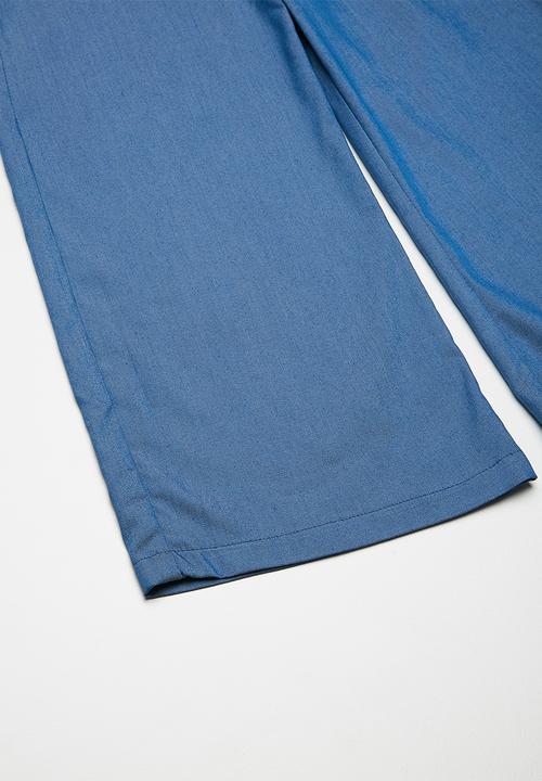 dailyfriday - Kids girls culotte pants - blue