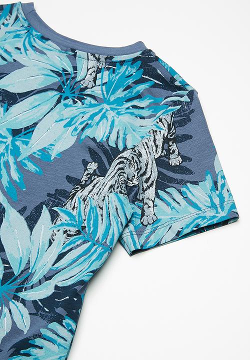 Name It - Jungle top - blue 
