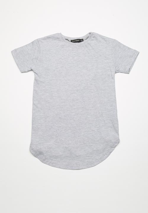 basicthread - Longline tees 2 pack - yellow & grey 