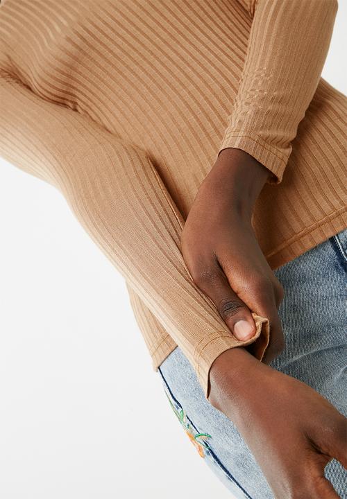 dailyfriday - Turtleneck top - tan