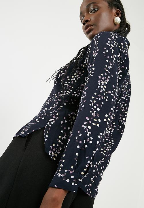 ONLY - Ditte long sleeve shirt - blue 