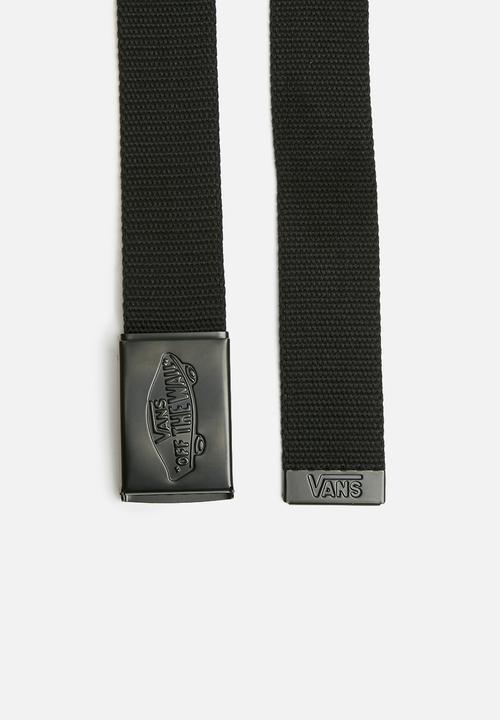 Vans - Conductor ll web belt - black 