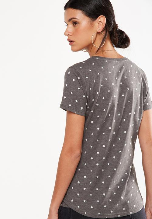 Cotton On - The crew T-shirt - charcoal 