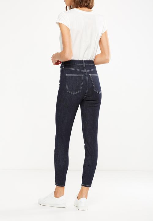 Cotton On - High rise grazer skinny jean - blue 