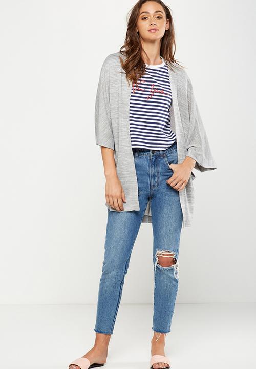 Cotton On - Kimono cardigan - grey 
