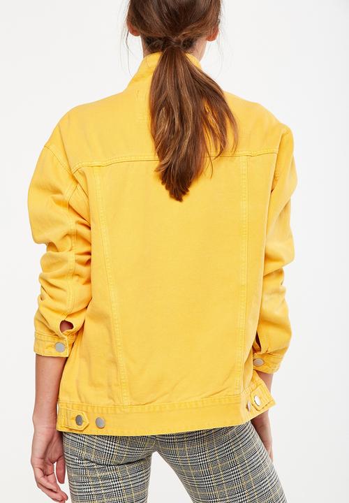 Cotton On - Boyfriend trucker denim jacket - yellow 