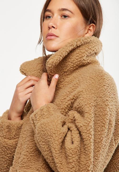 Cotton On - Teddy bomber - brown 