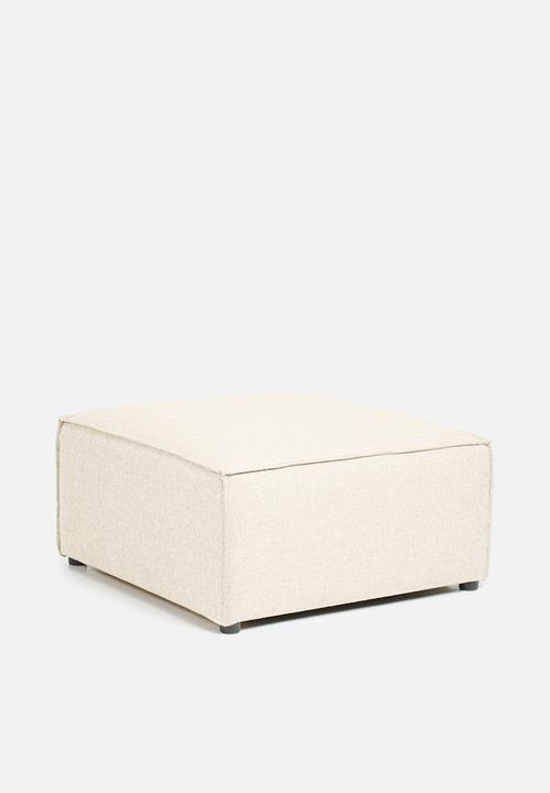 Sixth Floor - Modular ottoman - natural 