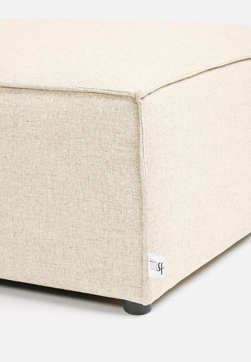 Sixth Floor - Modular ottoman - natural 