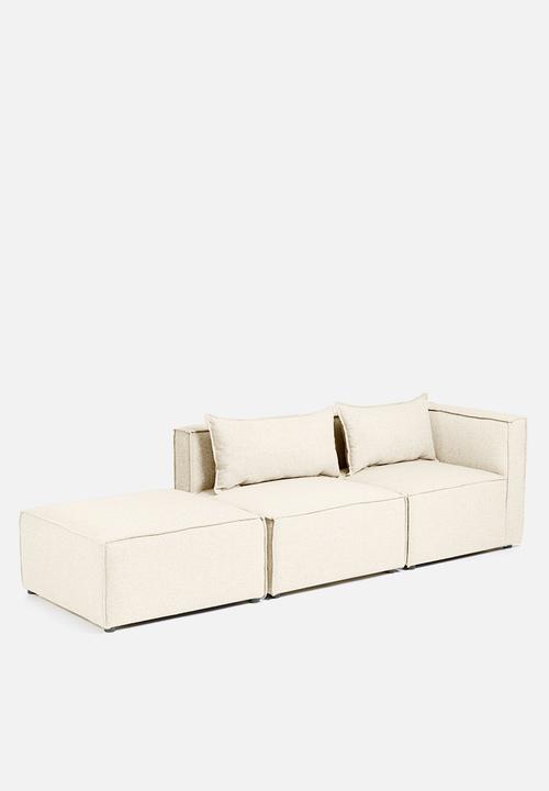 Sixth Floor - Modular ottoman - natural 