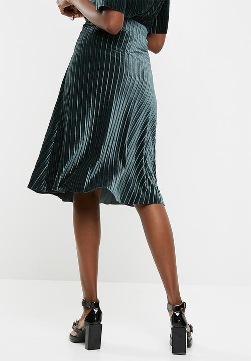 Jacqueline de Yong - Nina pleated skirt - green 