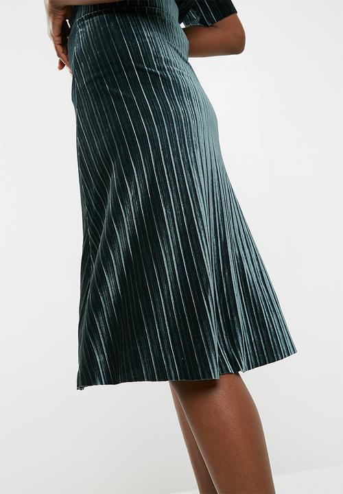 Jacqueline de Yong - Nina pleated skirt - green 
