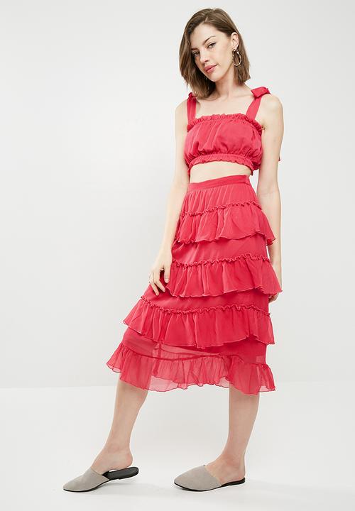 Vero Moda - Emma crop top - pink