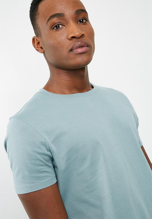Superbalist - Curved hem tee - blue 