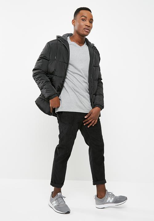Superbalist - Vee neck tee - grey 