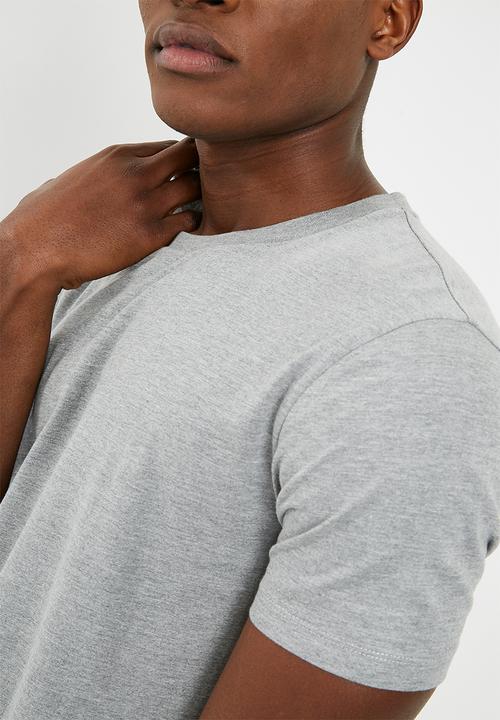 Superbalist - Curved hem tee - grey 