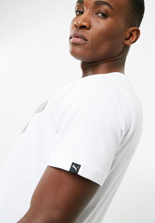 PUMA - Reflective cat tee - white