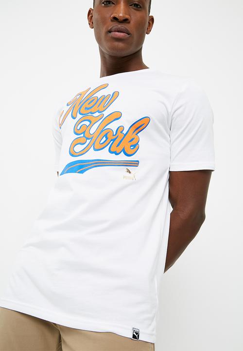 PUMA - Breakdance New York tee - white