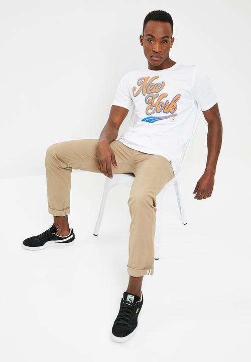 PUMA - Breakdance New York tee - white