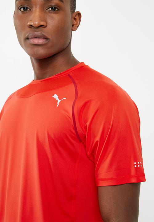 PUMA - Speed short sleeve tee - red