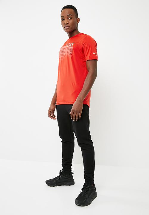 PUMA - Nightcat short sleeve tee - red