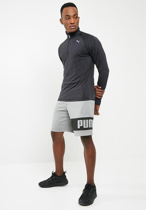 PUMA - Core run long sleeve tee - black
