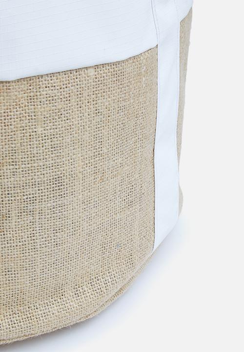 Sixth Floor - Natural laundry bag - white