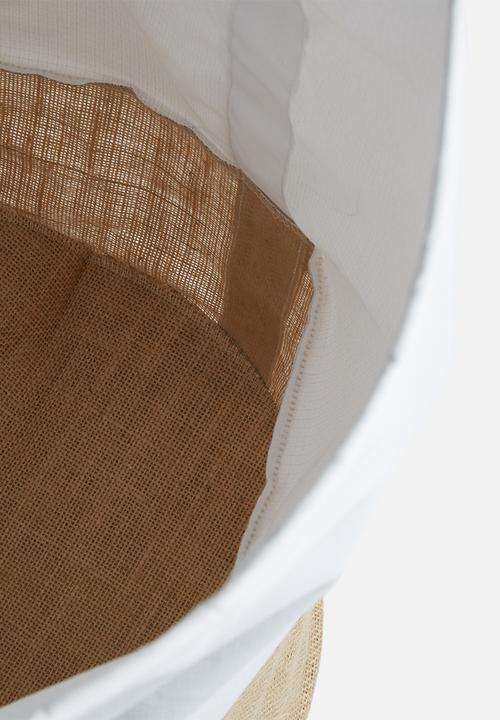 Sixth Floor - Natural laundry bag - white
