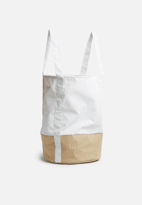 Sixth Floor - Natural laundry bag - white