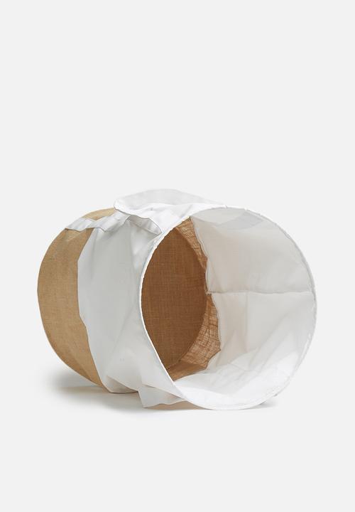 Sixth Floor - Natural laundry bag - white