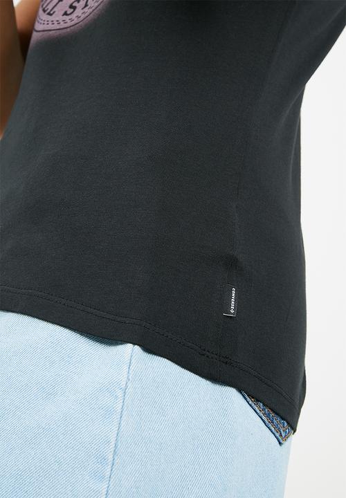 Converse - Ombre crew tee - black 