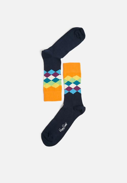 Happy Socks - Faded diamond socks - multi